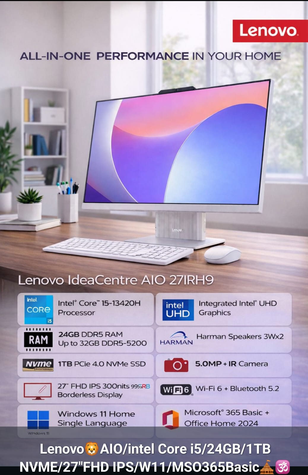 LENOVO IDEACENTRE AIO 28IRH9